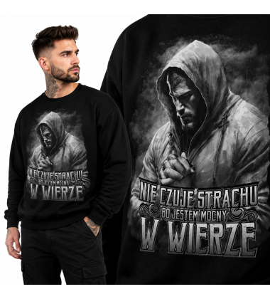 Bluza Chrześcijańska Mocny w wierze